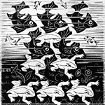 Escher: Fish and Frogs