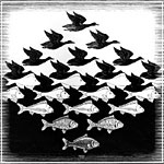 Escher: Sky and Water I