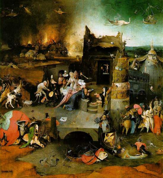 Bosch: The Temptations of St. Anthony (center panel)